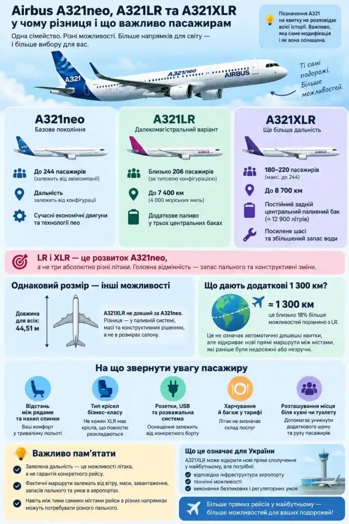 Чому в характеристиках A321neo можна побачити дальність A321LR Чому в характеристиках A321neo можна побачити дальність A321LR